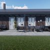 Benelux Veranda  10 mt x  3,80 mt – Anthracite – Glass - inclusief montage - Afbeelding 3