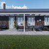 Benelux Veranda  9,30 mt x  2,60 mt – Cream – Glass - Afbeelding 3