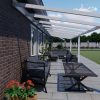Benelux Veranda  9,60 mt x  2,60 mt – Cream – Helder Polycarbonate - inclusief montage - Afbeelding 2