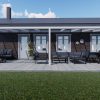 Benelux Veranda  9,90 mt x  3,30 mt – Cream – Opal Polycarbonate - Afbeelding 3