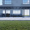 Benelux Veranda  11,06 mt x  2,60 mt – Zwart – Glass - inclusief montage