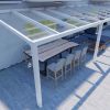 Benelux Veranda  12 mt x  3,50 mt – Cream – Opal Polycarbonate - inclusief montage