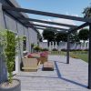 Benelux Veranda  3,06 mt x  3,20 mt – Anthracite – Glass - Afbeelding 2