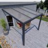 Benelux Veranda  3,06 mt x  3,30 mt – Anthracite – Opal Polycarbonate