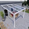 Benelux Veranda  3,06 mt x  3,60 mt – Cream – Glass