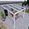 Benelux Veranda  3,06 mt x  3,60 mt – Cream – Helder Polycarbonate