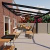 Benelux Veranda  4 mt x  3,60 mt – Anthracite – Helder Polycarbonate - Afbeelding 2