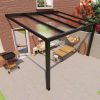 Benelux Veranda  4 mt x  3,60 mt – Anthracite – Helder Polycarbonate