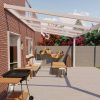 Benelux Veranda  4,06 mt x  2,80 mt – Cream – Glass - inclusief montage - Afbeelding 2