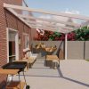 Benelux Veranda  3,90 mt x  2,80 mt – Cream – Opal Polycarbonate - Afbeelding 2