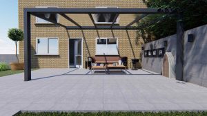 Benelux Veranda  4,70 mt x  2,90 mt – Anthracite – Helder Polycarbonate - Image 2