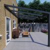Benelux Veranda  4,50 mt x  2,90 mt – Anthracite – Helder Polycarbonate - inclusief montage - Afbeelding 3