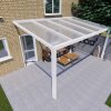 Benelux Veranda  4,30 mt x  3,20 mt – Cream – Opal Polycarbonate - inclusief montage