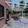 Benelux Veranda  5,70 mt x  3,50 mt – Cream – Helder Polycarbonate - Afbeelding 2