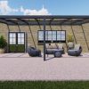 Benelux Veranda  6,90 mt x  3,80 mt – Anthracite – Glass - inclusief montage - Afbeelding 3