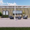 Benelux Veranda  6,80 mt x  3,60 mt – Cream – Glass - inclusief montage - Afbeelding 3
