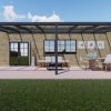Benelux Veranda  8 mt x  2,50 mt – Anthracite – Glass - inclusief montage - Afbeelding 3
