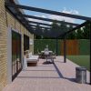Benelux Veranda  8 mt x  2,50 mt – Anthracite – Glass - inclusief montage - Afbeelding 2