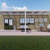 Benelux Veranda  7,30 mt x  3,90 mt – Cream – Opal Polycarbonate - inclusief montage - Afbeelding 3