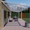 Benelux Veranda  7,30 mt x  3,90 mt – Cream – Opal Polycarbonate - inclusief montage - Afbeelding 2