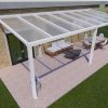 Benelux Veranda  7,30 mt x  3,90 mt – Cream – Opal Polycarbonate - inclusief montage