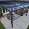Benelux Veranda  9,06 mt x  3,40 mt – Anthracite – Glass - inclusief montage