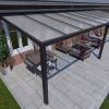 Benelux Veranda  8,70 mt x  2,80 mt – Zwart – Opal Polycarbonate - inclusief montage - Afbeelding 3