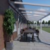 Benelux Veranda  8,60 mt x  2,80 mt – Cream – Opal Polycarbonate - inclusief montage - Afbeelding 2